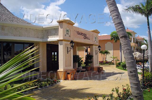 Republique Dominicaine Punta Cana Gran Bahia Principe L'entrée du restaurant Garden Grill.