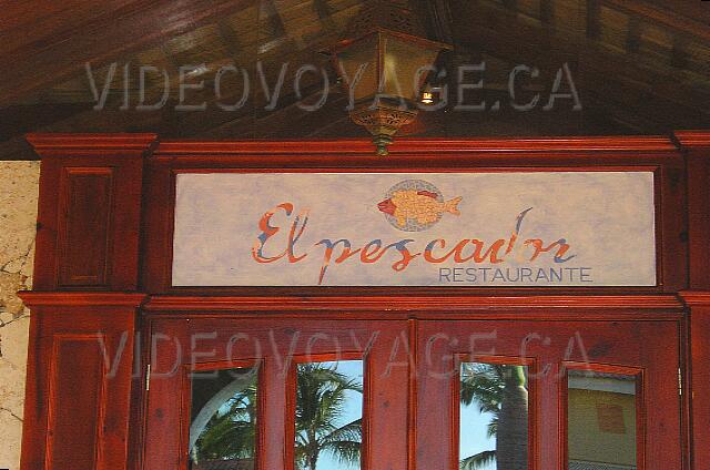 Republique Dominicaine Punta Cana Gran Bahia Principe L'affiche du restaurant.