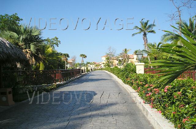 Republique Dominicaine Punta Cana Gran Bahia Principe El camino hacia el sitio del centro.