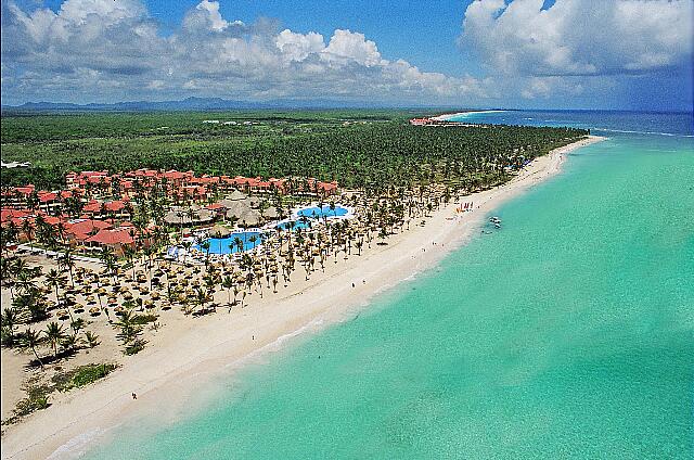 Republique Dominicaine Punta Cana Gran Bahia Principe Une vue aérienne du site.