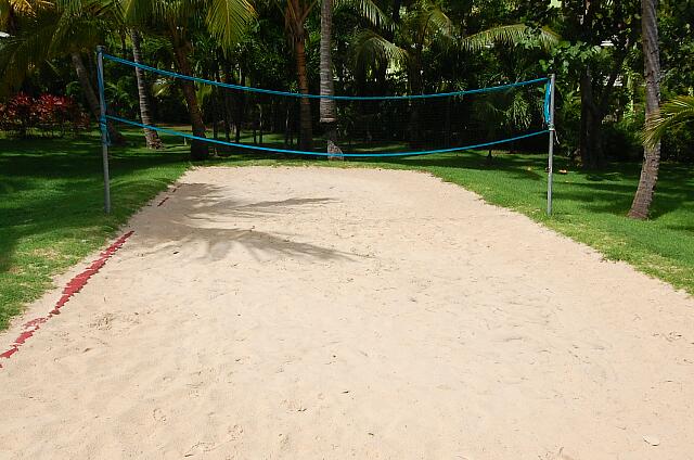 Republique Dominicaine Punta Cana Bavaro Casino Un terrain de badminton près du mini-club à l'hôtel Barcelo Caribe.