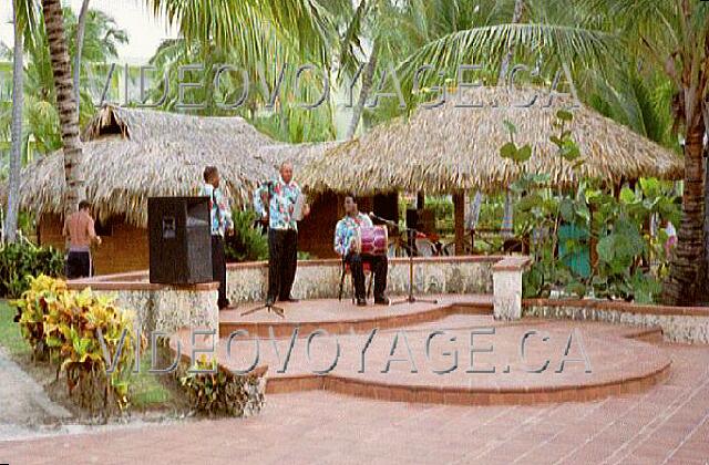 Republique Dominicaine Punta Cana Bavaro Casino Music on the terrace of the hotel Barcelo Beach.