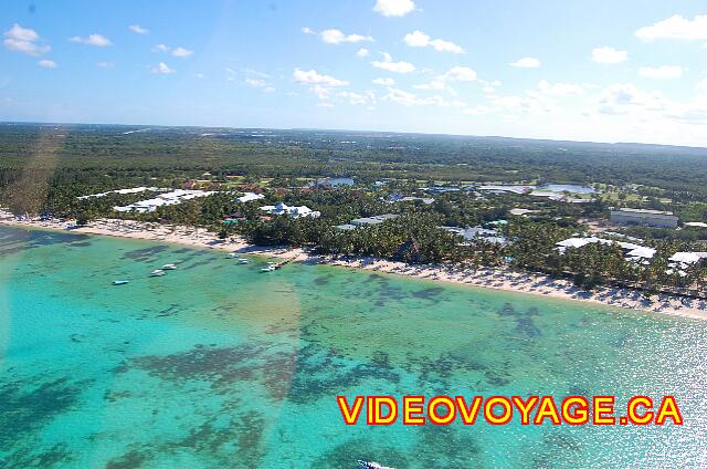 Republique Dominicaine Punta Cana Bavaro Casino Una vista aérea del complejo. Derecho Beach Barcelo, dejó el Barcelo Caribe, en el fondo del Casino Barceló.