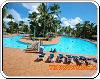 Piscine Principale de l'hôtel Barcelo Bavaro Caribe en Punta Cana Republique Dominicaine