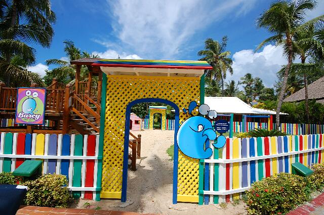 Republique Dominicaine Punta Cana Barcelo Bavaro Caribe The mini club entrance located at the Barcelo Bavaro Caribe.