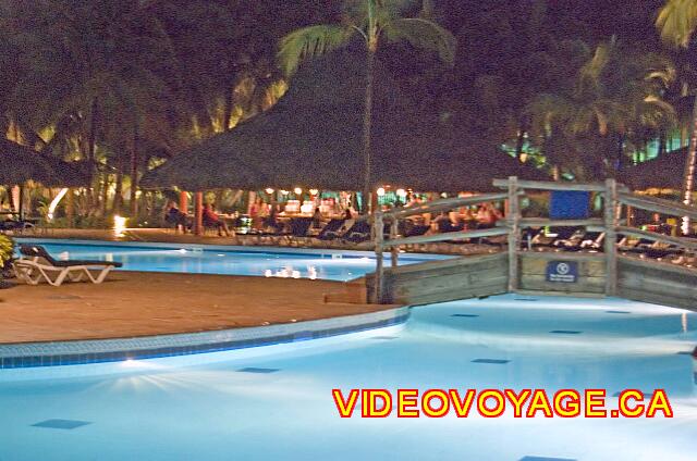 Republique Dominicaine Punta Cana Barcelo Bavaro Caribe The pool bar is open late.