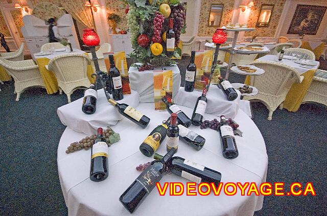 Republique Dominicaine Punta Cana Barcelo Bavaro Caribe A selection of wine.
