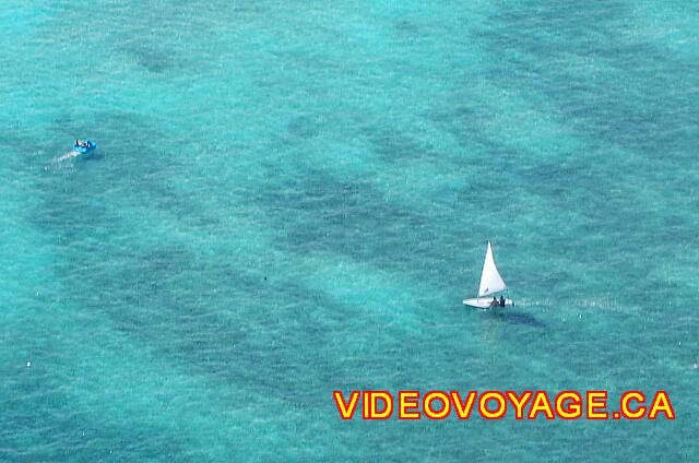 Republique Dominicaine Punta Cana Bavaro Beach & Convention Center Desde el windsurf. El viento constante logra una muy buena velocidad.