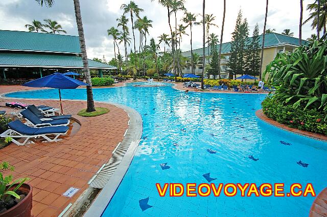 Republique Dominicaine Punta Cana Bavaro Beach & Convention Center Un bain remous dans la piscine.