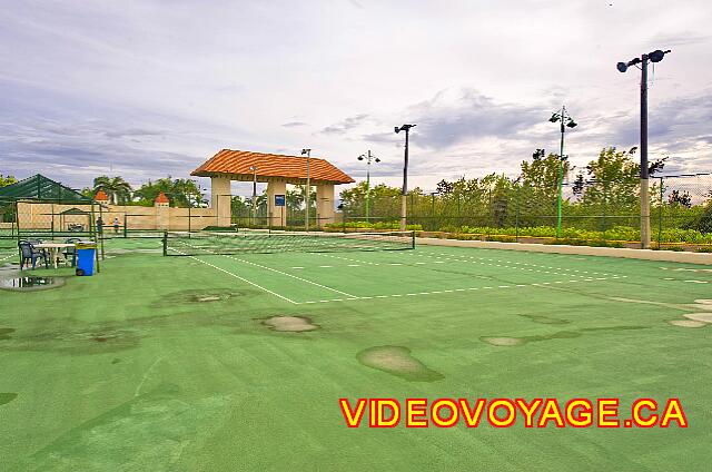 Republique Dominicaine Punta Cana Punta Cana A first tennis court.