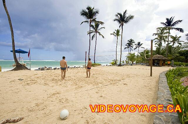 Republique Dominicaine Punta Cana Punta Cana Volleyball on the beach is always popular.