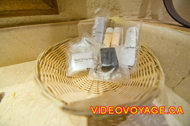 Republique Dominicaine Punta Cana Punta Cana The personal care products in the bath room.