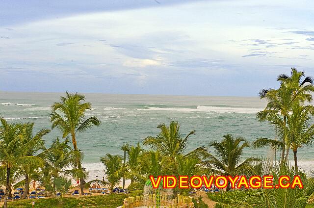 Republique Dominicaine Punta Cana Punta Cana We can see the waves formed by the coral reef.