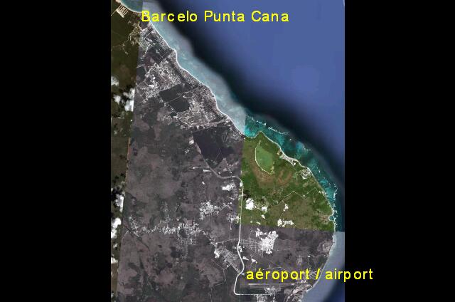 Republique Dominicaine Punta Cana Punta Cana L'aéroport à plus de 25 kilomètres de  l'hôtel...