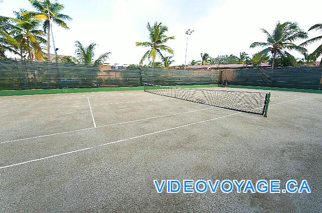 Republique Dominicaine Punta Cana Club Caribe A first tennis court.