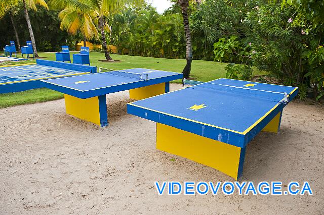 Republique Dominicaine Punta Cana Club Caribe Ping pong mesas.