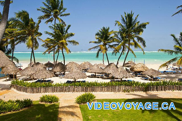 Republique Dominicaine Punta Cana Club Caribe The beach seen from another room.