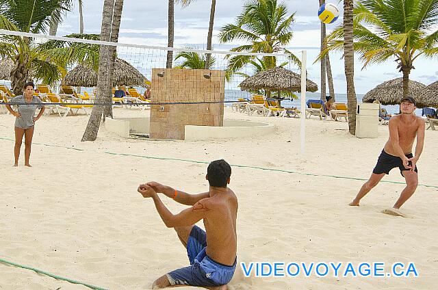 République Dominicaine Punta Cana Catalonia Bavaro The volleyball spaces shows itself ...