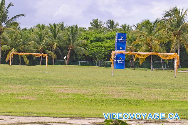 République Dominicaine Punta Cana Catalonia Bavaro A soccer field, sometimes there are competitions