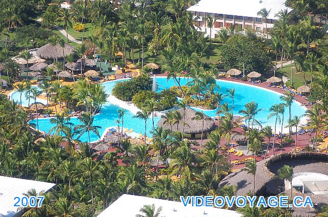 République Dominicaine Punta Cana Catalonia Bavaro An aerial view of the main pool in 2007.