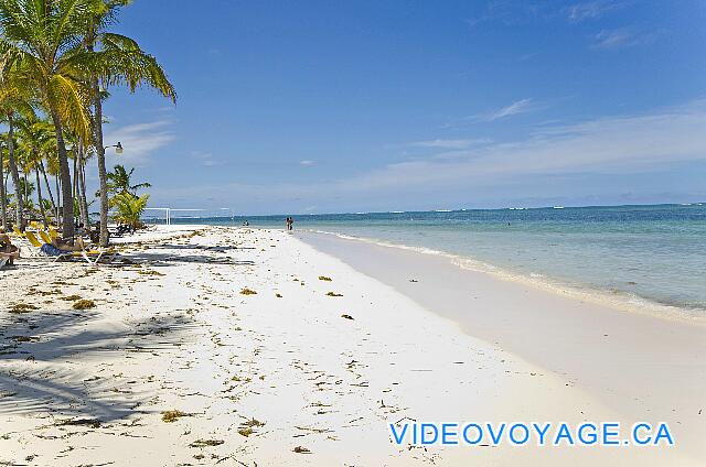 République Dominicaine Punta Cana Catalonia Bavaro Una suave pendiente entre la playa y el mar.