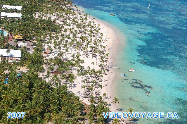 République Dominicaine Punta Cana Catalonia Bavaro La playa en 2007, con menos de algas en el mar en 2007.