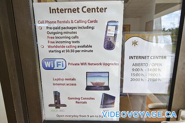 République Dominicaine Punta Cana Catalonia Bavaro Royal An internet center for those who do not have their computers with them.