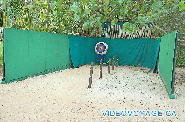 République Dominicaine Punta Cana Catalonia Bavaro Royal Du tir à l'arc sur la plage