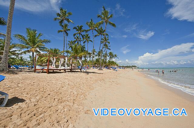 République Dominicaine Punta Cana Dreams Punta Cana Une section peu visité, probablement parce qu'elle est plus loins du bar de la plage.