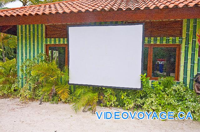 République Dominicaine Punta Cana Dreams Palm Beach For outdoor cinema in the evening ...