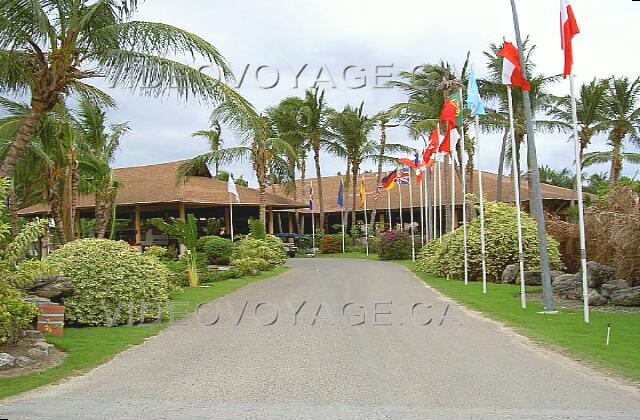 Republique Dominicaine Punta Cana Grand Palladium Bavaro Resort The building of the reception.