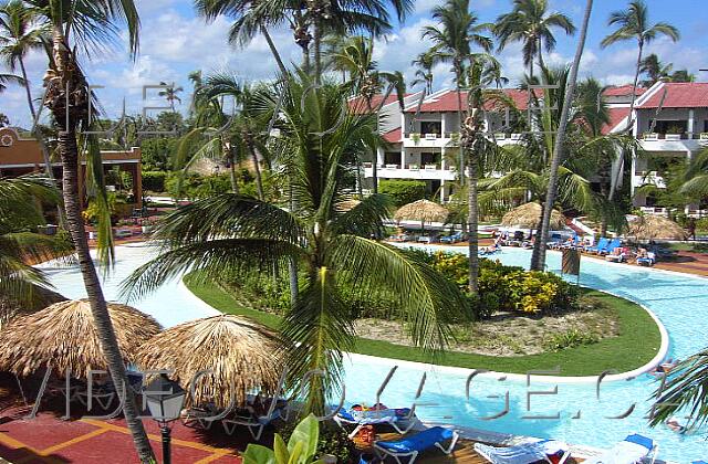 Republique Dominicaine Punta Cana Occidental Grand Punta Cana The end of the main pool near the reception ends.