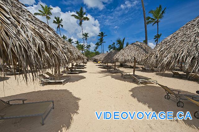 Mexique Punta Cana Grand Hotel Bavaro  El espacio entre las palapas ...