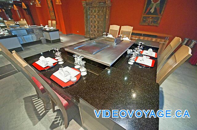 Mexique Punta Cana Grand Hotel Bavaro  A teppanyaki tables