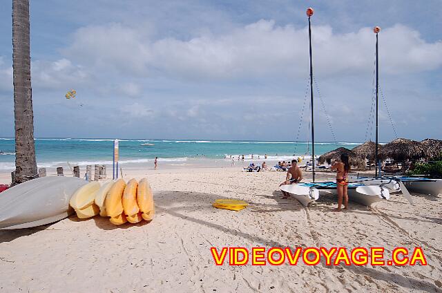 Republique Dominicaine Punta Cana Grand Paradise Bavaro Quelques équipements sur la plage.