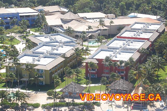Republique Dominicaine Punta Cana Grand Paradise Bavaro Los edificios en el lado norte de la sección principal.