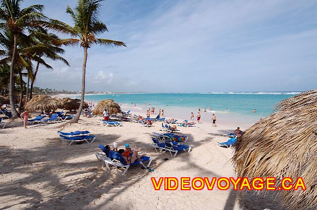 Republique Dominicaine Punta Cana Grand Paradise Bavaro Une plage de moyenne profondeur.