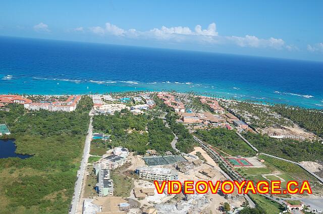 Republique Dominicaine Punta Cana Grand Paradise Bavaro In the center slightly to the left, the main section.