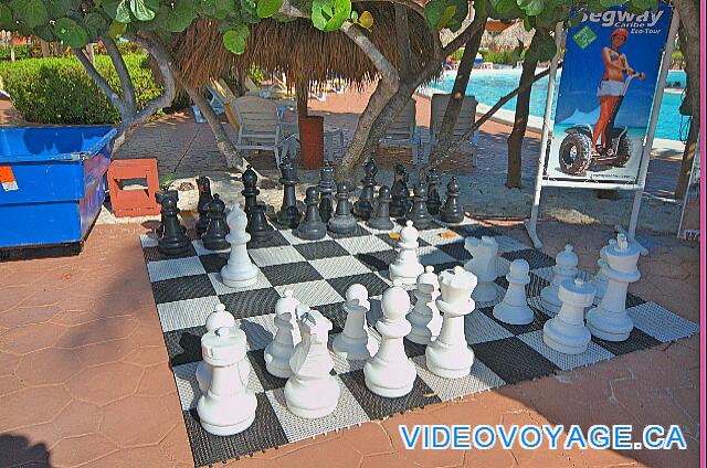 République Dominicaine Punta Cana Iberostar Bavaro A giant chess game