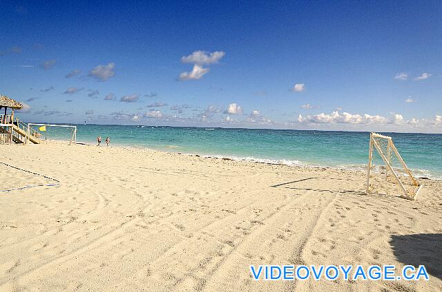 République Dominicaine Punta Cana Iberostar Bavaro Le mini-soccer sur la plage