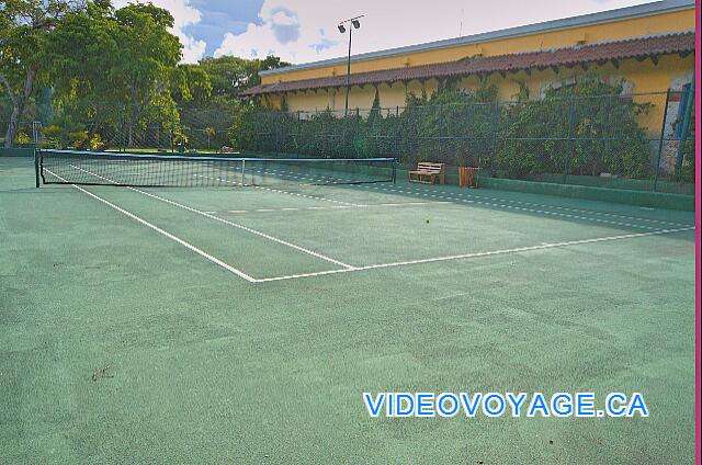 République Dominicaine Punta Cana Iberostar Bavaro A first tennis court