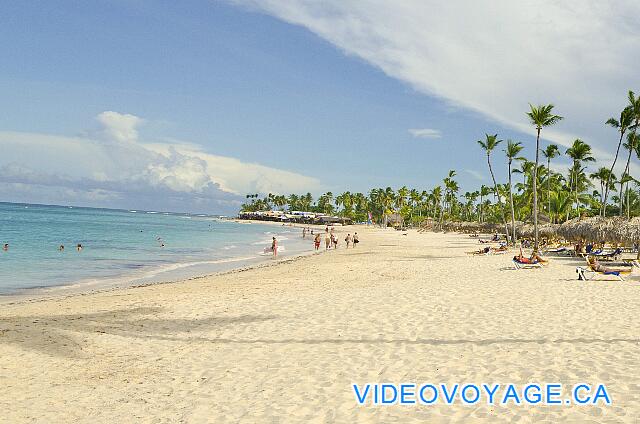 République Dominicaine Punta Cana Iberostar Bavaro La anchura de la playa reservada para el hotel es grande, con más de 450 metros de la Iberostar Bávaro, más de 900 metros para el complejo Iberostar.