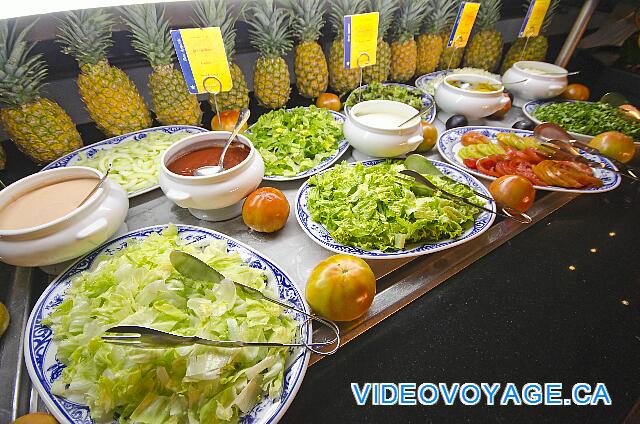 République Dominicaine Punta Cana Iberostar Bavaro Several choices of salad and salad dressing