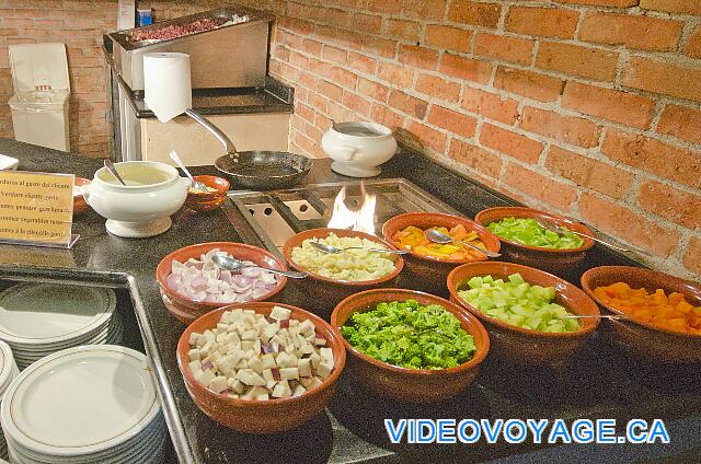 République Dominicaine Punta Cana Iberostar Bavaro To cook a selection of vegetables.