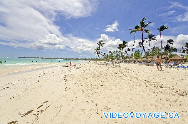 Republique Dominicaine Punta Cana VIK Hotel Arena Blanca La pendiente es suave en la playa, al norte y al sur.