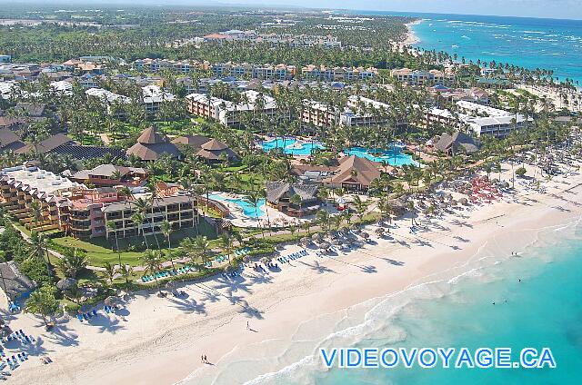 Republique Dominicaine Punta Cana VIK Hotel Arena Blanca Una fotografía aérea del hotel en 2008, el hotel fue muy similar.