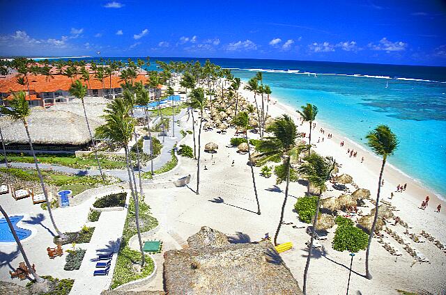 République Dominicaine Punta Cana Majestic Elegance The beach of the hotel in 2009.