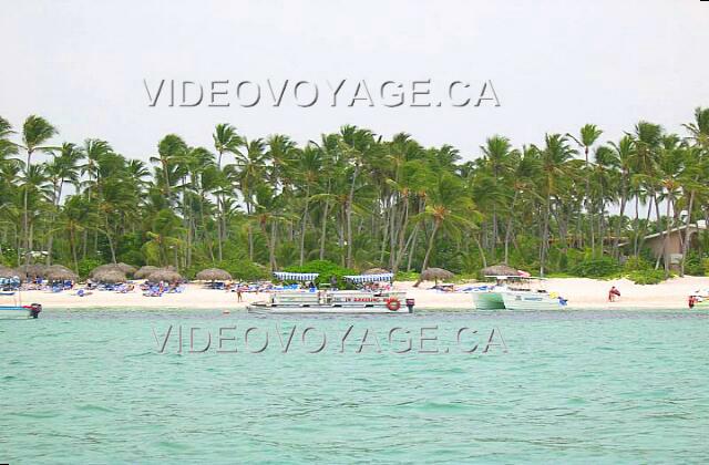 Republique Dominicaine Punta Cana Melia Caribe Tropical La playa vista desde un barco.