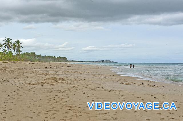 République Dominicaine Punta Cana Hard Rock Punta Cana bien peu de marcheur sur cette plage déserte.