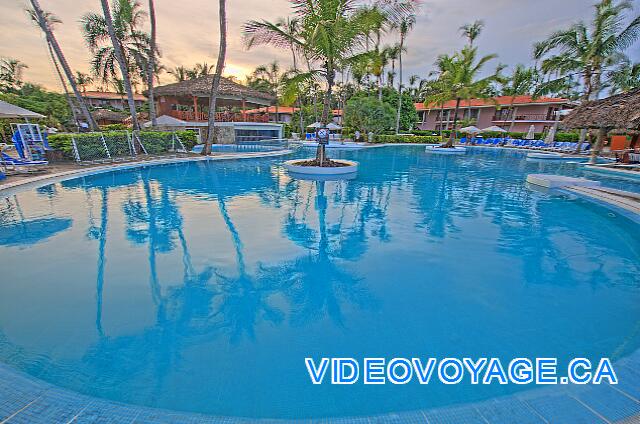 Republique Dominicaine Punta Cana Natura  Park A HDR photography the pool at sunset.